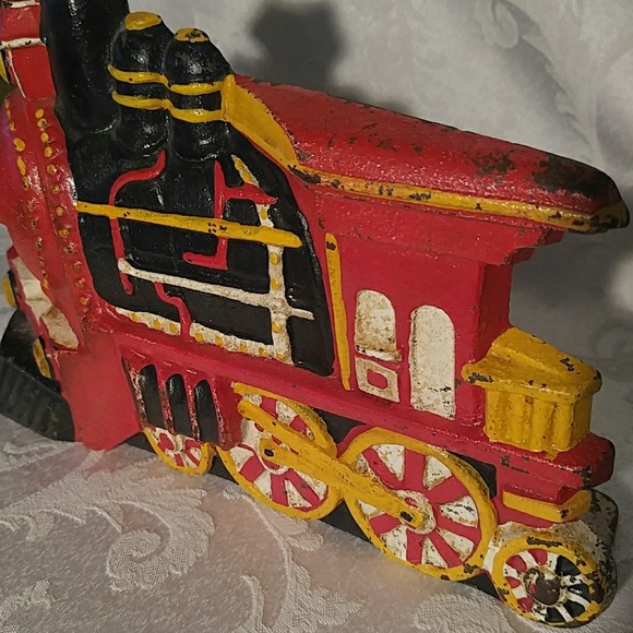 Vintage Iron Train Doorstop - Picture 2 of 5
